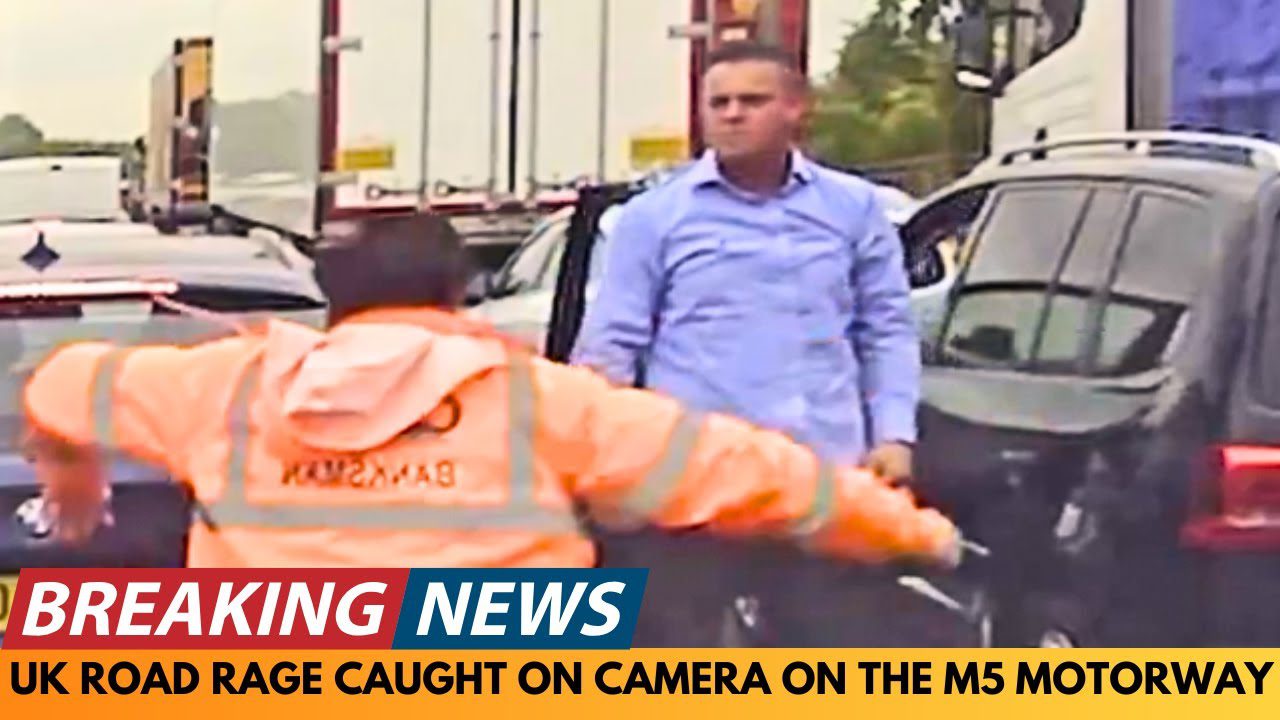 BREAKING NEWS: UK ROAD RAGE CAUGHT ON CAMERA ON THE M5 MOTOR…