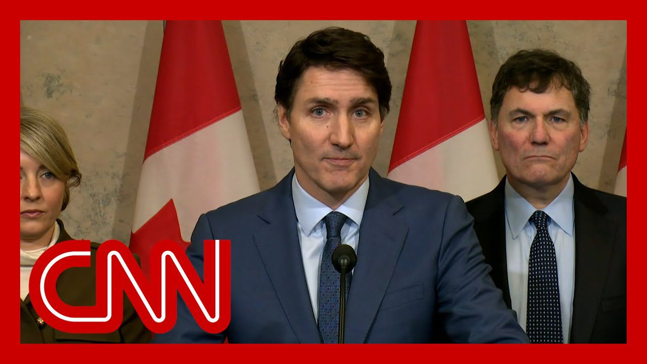 Watch Trudeau speak directly to Trump during blistering spee…