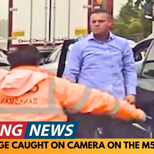 BREAKING NEWS: UK ROAD RAGE CAUGHT ON CAMERA ON THE M5 MOTOR…