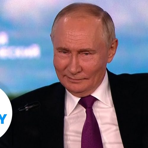 Vladimir Putin gets behind Kamala Harris for president | USA TODAY