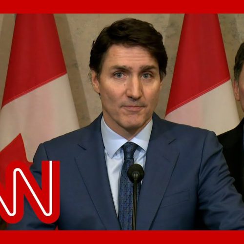 Watch Trudeau speak directly to Trump during blistering spee…